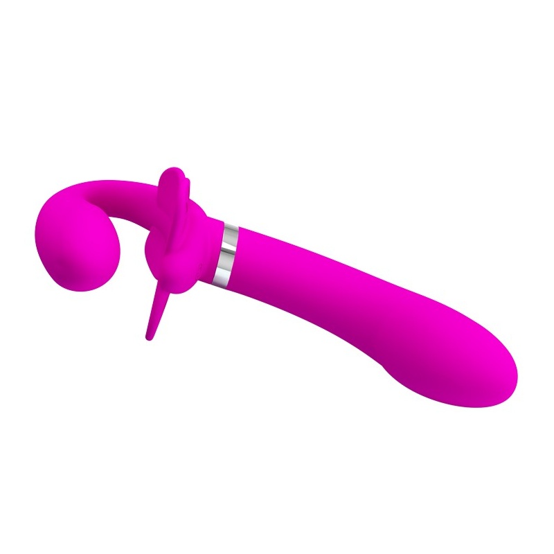 Pasek wibracyjny bez ramiączek Valerie - ok. 20 cm, 12 trybów, podwójny silnik - 5