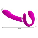 Pasek wibracyjny bez ramiączek Valerie - ok. 20 cm, 12 trybów, podwójny silnik - 7