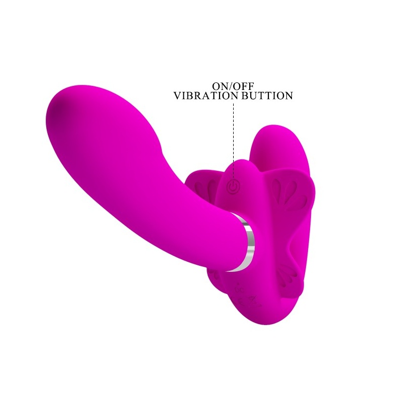 Pasek wibracyjny bez ramiączek Valerie - ok. 20 cm, 12 trybów, podwójny silnik - 9