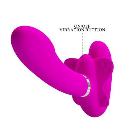 Pasek wibracyjny bez ramiączek Valerie - ok. 20 cm, 12 trybów, podwójny silnik - 9