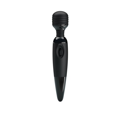 Masażer różdżkowy Power Wand z silikonową główką, elastyczną szyjką i regulacją obrotową, 25,4 cm - 1 2