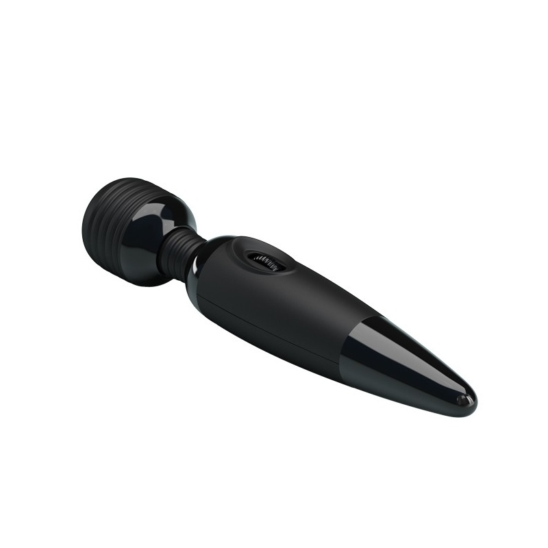 Masażer różdżkowy Power Wand z silikonową główką, elastyczną szyjką i regulacją obrotową, 25,4 cm - 4