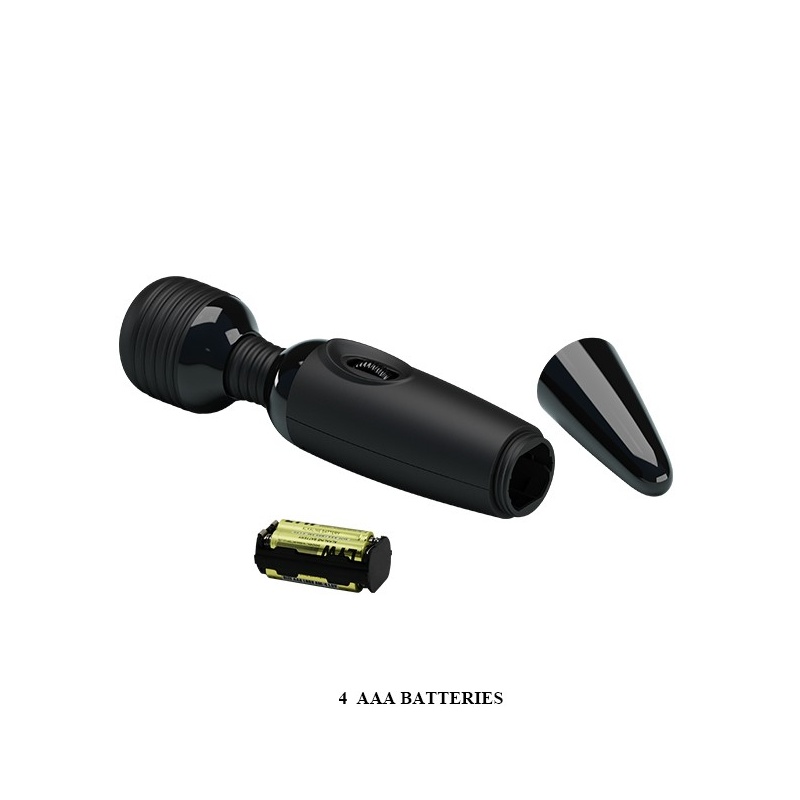 Masażer różdżkowy Power Wand z silikonową główką, elastyczną szyjką i regulacją obrotową, 25,4 cm - 9