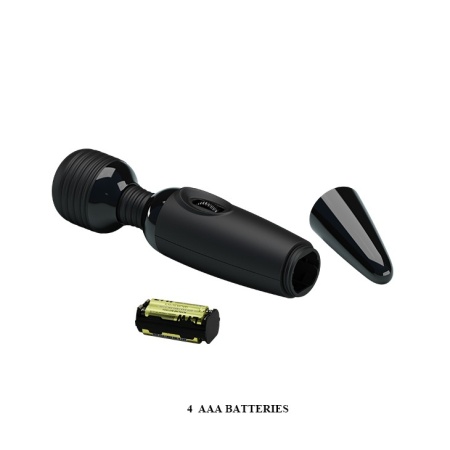 Masażer różdżkowy Power Wand z silikonową główką, elastyczną szyjką i regulacją obrotową, 25,4 cm - 9