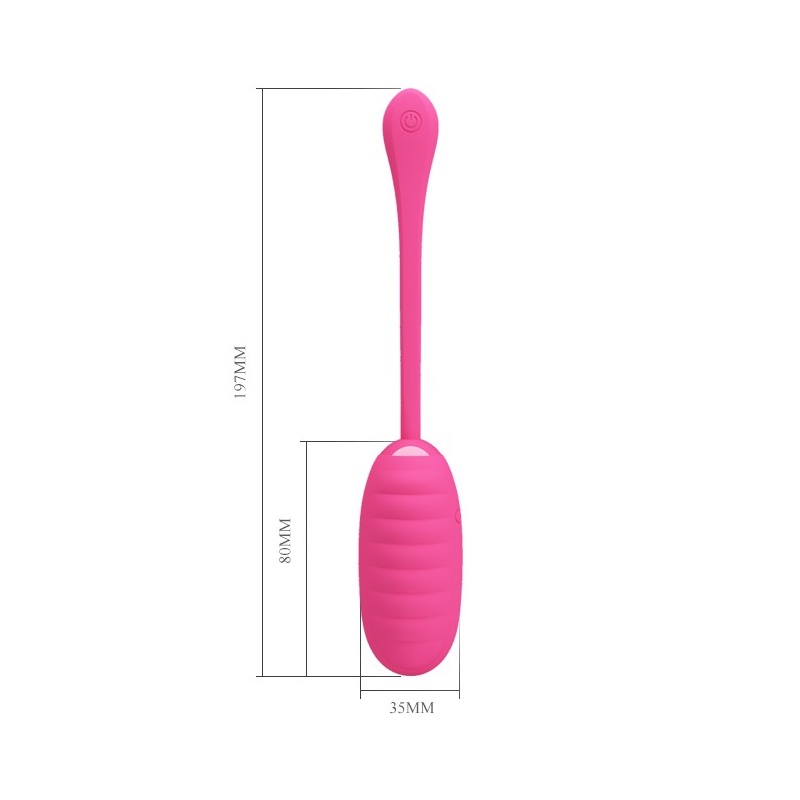 Wibrujące jajko Catalina – 12 trybów wibracji, sterowanie APP, 8,0 cm - 8