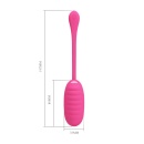Wibrujące jajko Catalina – 12 trybów wibracji, sterowanie APP, 8,0 cm - 8