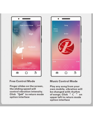PRETTY LOVE -Kirk, 12 vibration functions Mobile APP remote control 