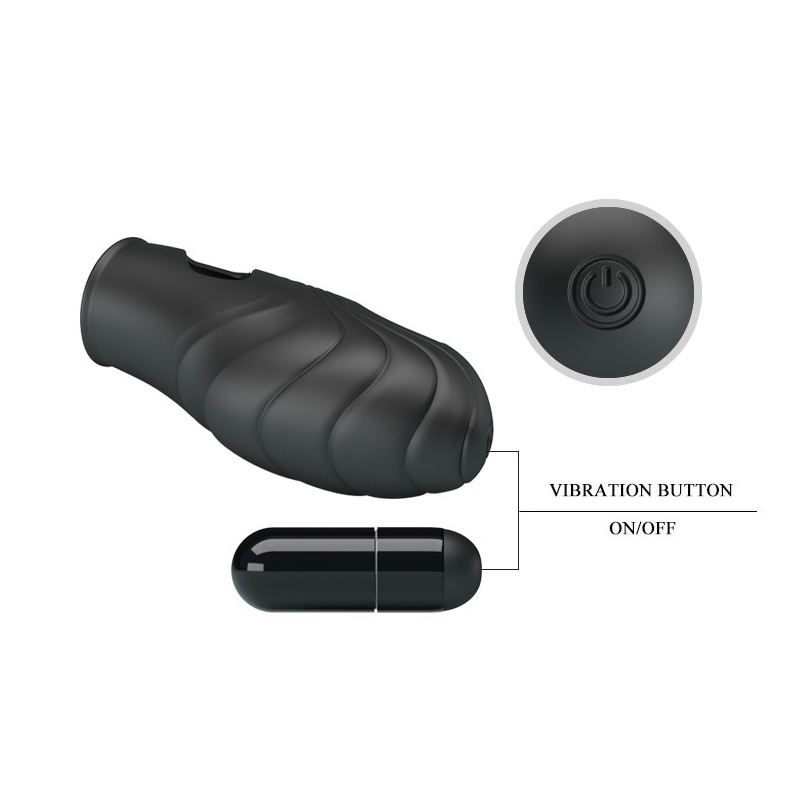 Wibrator na palec Lich z wibracjami, silikonowy, 7,8 cm - 10