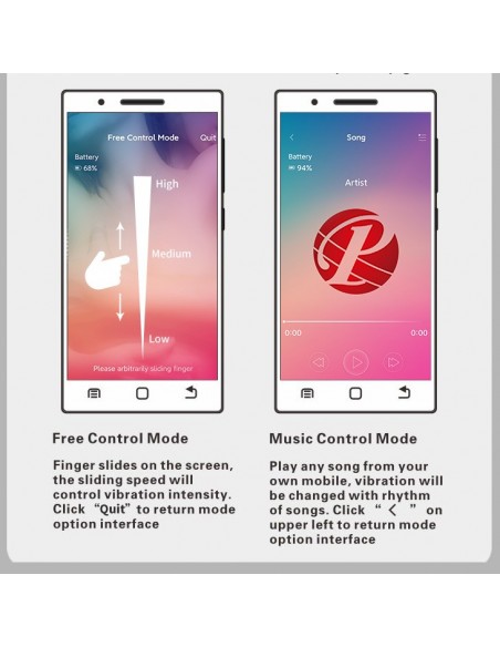 PRETTY LOVE -HECTOR, 12 vibration functions 5 electric shock functions Mobile APP remote control 