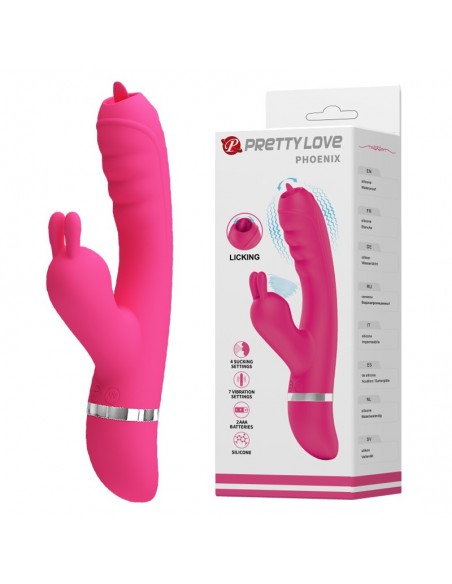 PRETTY LOVE -PHOENIX, 7 vibration functions 4 sucking functions 