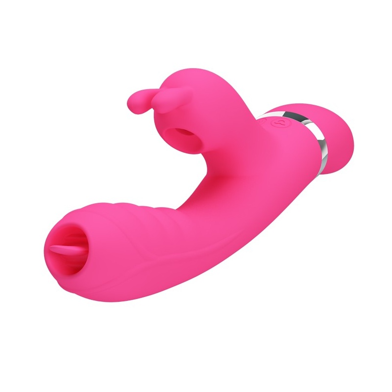 Wibrator rabbit Phoenix z funkcją ssania i wibracji, 20 cm - 4
