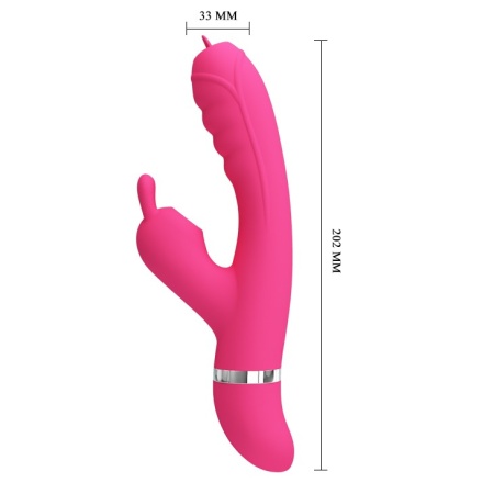 Wibrator rabbit Phoenix z funkcją ssania i wibracji, 20 cm - 7
