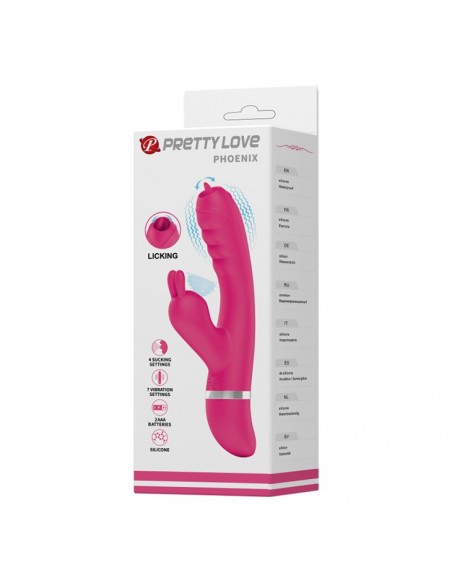 PRETTY LOVE -PHOENIX, 7 vibration functions 4 sucking functions 