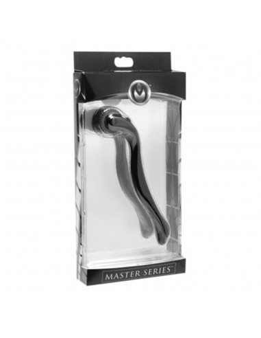 BDSM-Master Series Prick 9 Row Spiked Pinwheel Silver