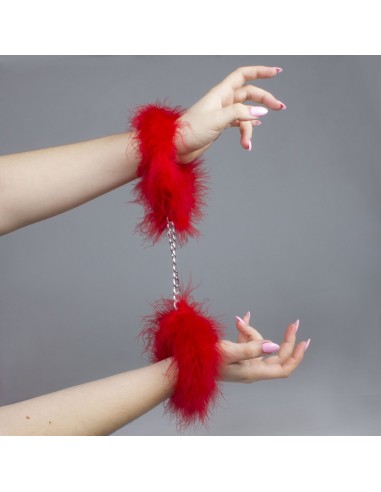 Kajdanki-Esposas Marabu Rojo