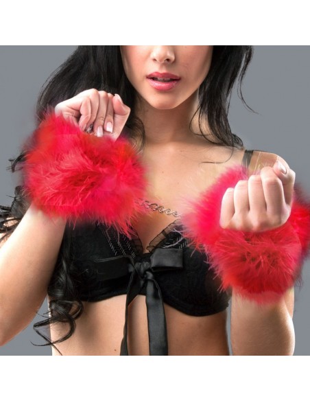 Kajdanki-Esposas Marabu Rojo