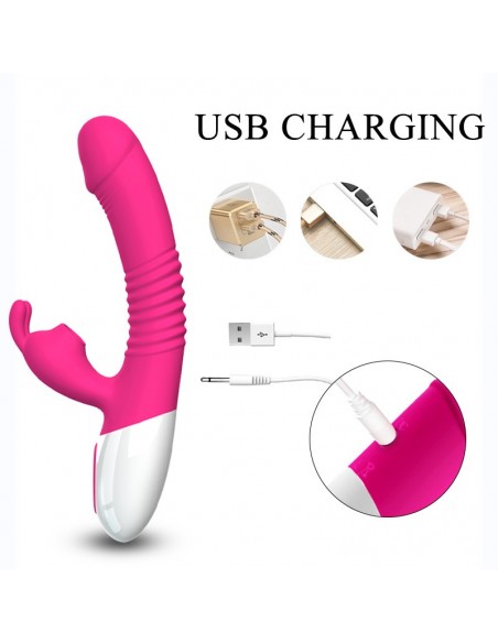 Stymulator- Silicon, Vibrator 7 function, 7 Sucking mode, Heating