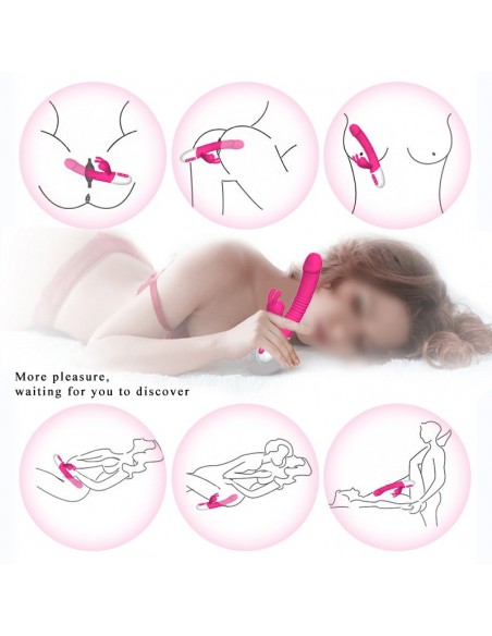 Stymulator- Silicon, Vibrator 7 function, 7 Sucking mode, Heating