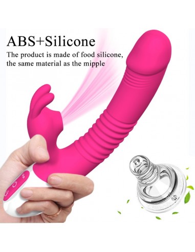Stymulator- Silicon, Vibrator 7 function, 7 Sucking mode, Heating