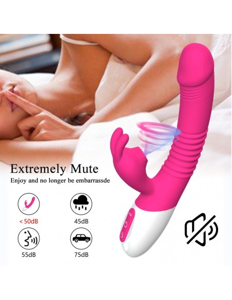 Stymulator- Silicon, Vibrator 7 function, 7 Sucking mode, Heating