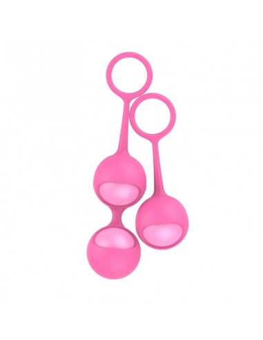 Kulki-Funballs Allison-Duo Kegel Balls Slicone Pink