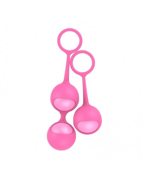 Kulki-Funballs Allison-Duo Kegel Balls Slicone Pink