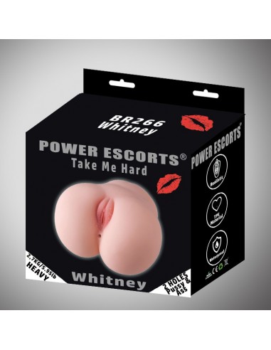 Masturbator-Take Me Hard Whitney-Pussy & Ass Masturbator 2,7kg Flesh