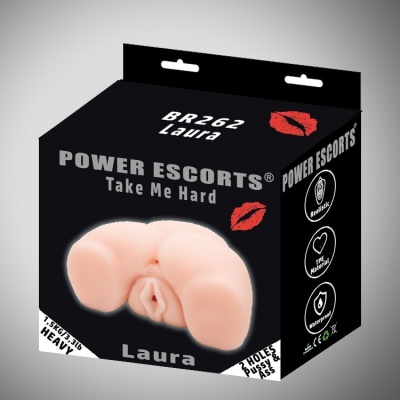 Masturbator Power Escorts Take Me Hard Laura Pussy & Ass 1,55 kg Flesh - 1