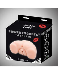 Masturbator-Take Me Hard Laura-Pussy & Ass Masturbator 1,55kg Flesh