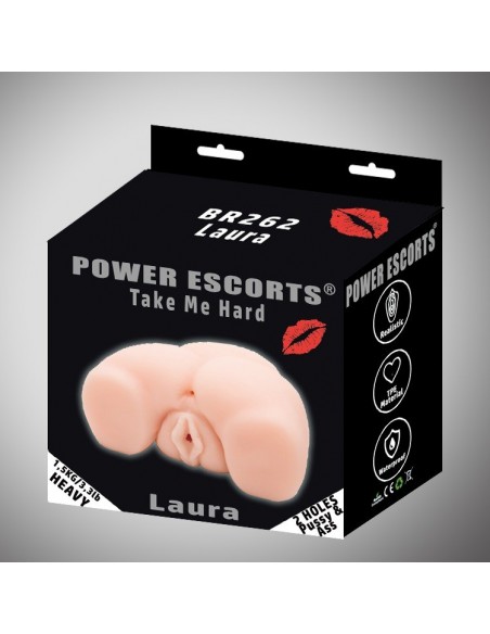 Masturbator-Take Me Hard Laura-Pussy & Ass Masturbator 1,55kg Flesh