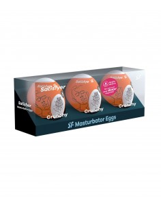 Masturbator-Eggs (set of 3 Crunchy) 2
