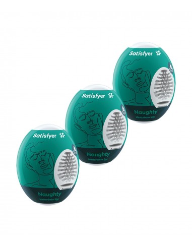 Masturbator-Eggs (set of 3 Naughty)
