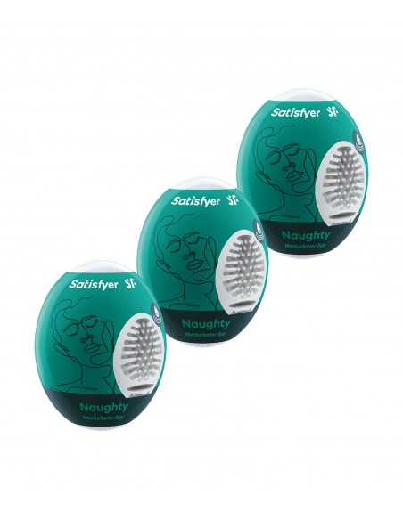 Masturbator-Eggs (set of 3 Naughty)
