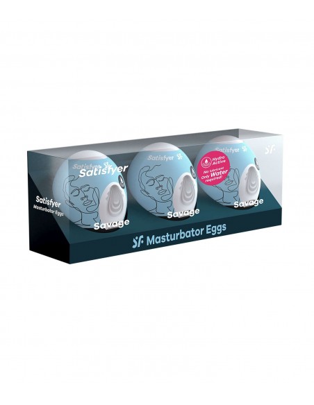 Masturbator-Eggs (set of 3 Bubble)