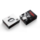 Wiązania-WHIPS lakier, obroża damska z kryształkami, czarna, 3cm - 3
