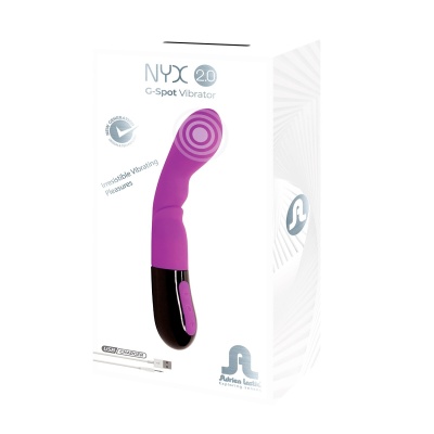 Wibrator stymulujący punkt G Nyx 2.0 - 10 intensywności wibracji, długość 10,30 cm, średnica 3,5 cm - 1 2