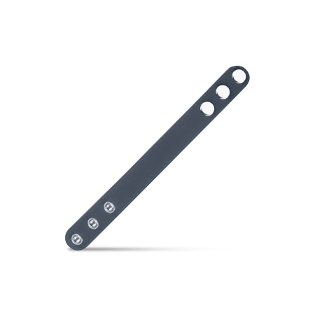Regulowany pierścień na penisa Cock Strap L - silikon, metalowe napy, średnica 3-6 cm - 3