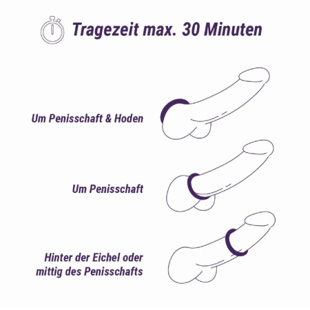 Regulowany pierścień na penisa Cock Strap L - silikon, metalowe napy, średnica 3-6 cm - 5