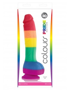 Dildo-COLOURS PRIDE EDITION 8 INCH DONG 2