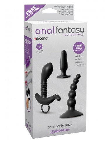 Plug-ANAL PARTY PACK BLACK