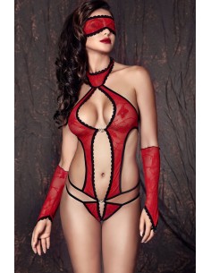 Bielizna-Ashley red body L (czerwone body) 2