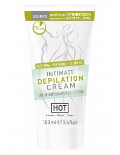 Żel/sprej-HOT Intimate Depilation Cream 100 ml 2