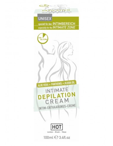 Żel/sprej-HOT Intimate Depilation Cream 100 ml