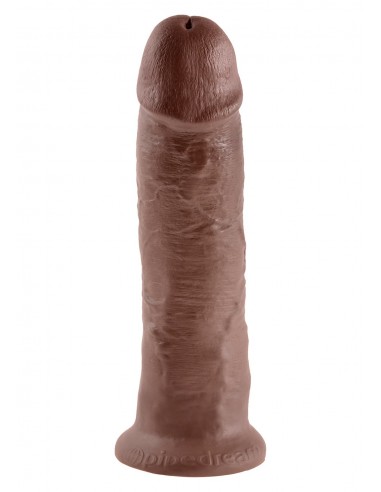 Dildo-COCK 10 INCH BROWN
