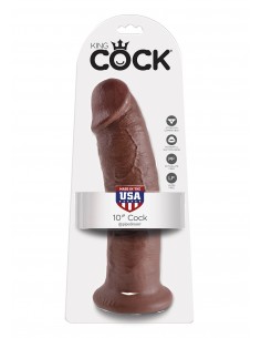 Dildo-COCK 10 INCH BROWN 2