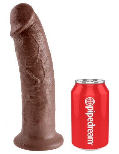 Dildo-COCK 10 INCH BROWN