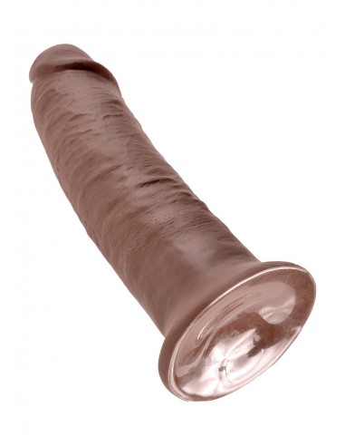 Dildo-COCK 10 INCH BROWN