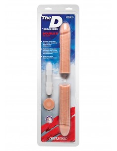 Dildo-THE DOUBLE D VANILLA 16 INCH