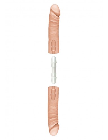 Dildo-THE DOUBLE D VANILLA 16 INCH