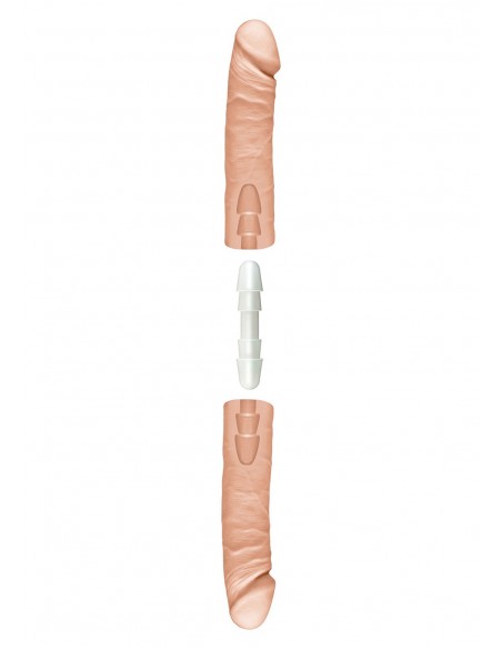 Dildo-THE DOUBLE D VANILLA 16 INCH